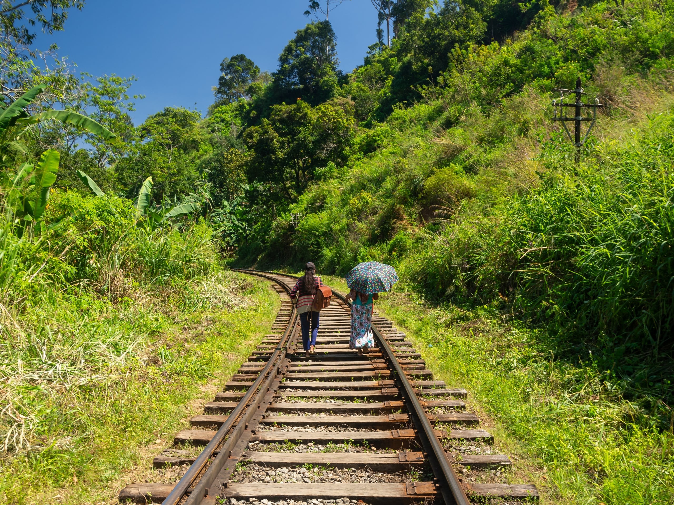 La voie ferrée d’Ella au cœur des Hautes Terres du Sri Lanka
